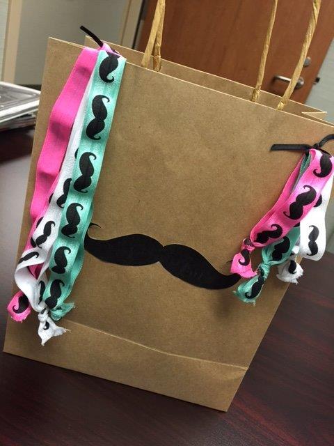 Movember hairties and headbands